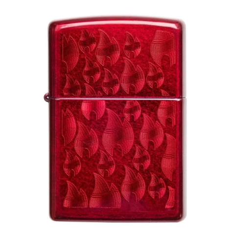 Bật Lửa ZIPPO - Classic - Iced Zippo Flame Design (Lửa Đỏ)