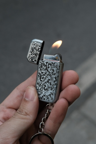 Móc Hoa Văn Bạc Mini