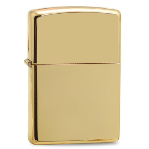 Bật Lửa ZIPPO - Armor - High Polish Brass (Vàng Gold Bóng mạ Chrome)