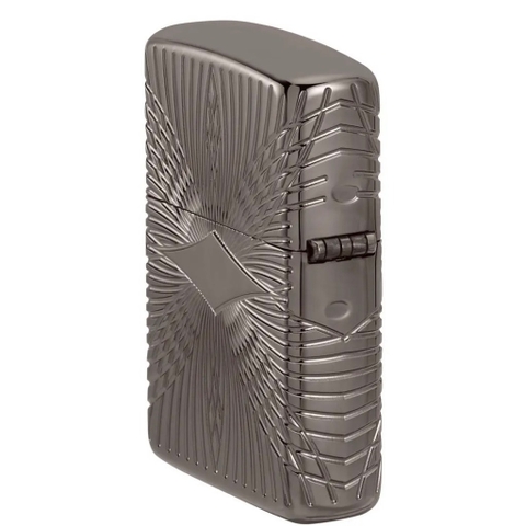 Bật Lửa ZIPPO - Luxury- Armor® Pattern Design ( Đá Trắng Black Ice )