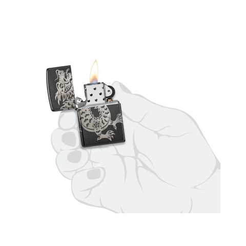 Bật Lửa ZIPPO - Classic - Lucky Dragon Design ( Rồng May Mắn )