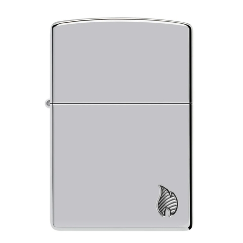 Bật Lửa ZIPPO - Armor®-Chrome Flame Design (Bạc)