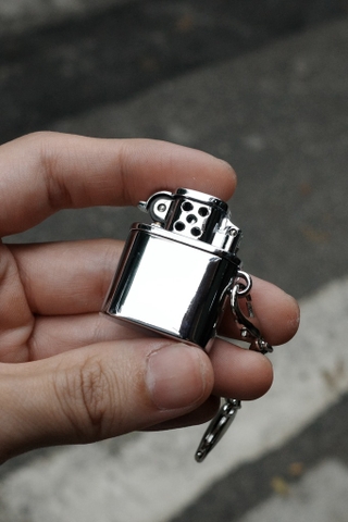 Bật Lửa Mini - Marl Xanh Lá - kèm Móc Treo