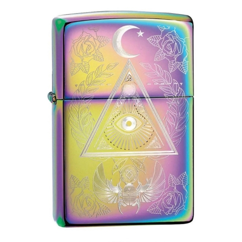 Bật Lửa ZIPPO - Classic - Eye of Providence Design (Kim tự tháp Tita