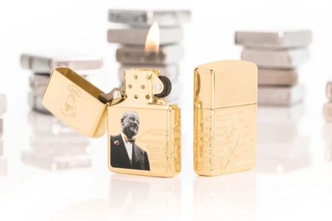 Bật Lửa ZIPPO - Armor -  Zippo 2023 Founder’s Day Collectible (Ông Tổ Zippo )
