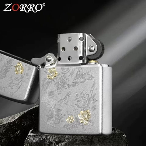 Zorro - Ngựa Hoa Mạ Vàng - Phiên Bản Bạc Satin