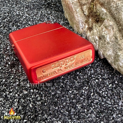 Bật Lửa ZIPPO - Classic - Metallic Red (Đỏ Meta Ánh Cam)