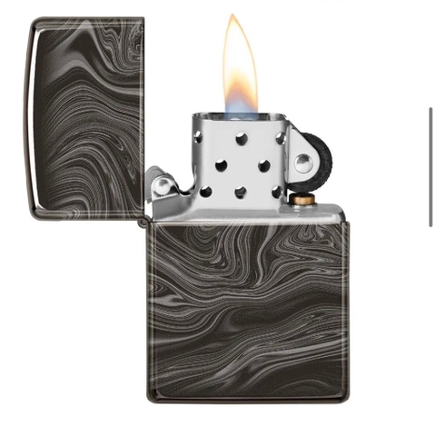 Bật Lửa ZIPPO - Classic - Marble Pattern Design (Cẩm Thạch Đen) -Z80