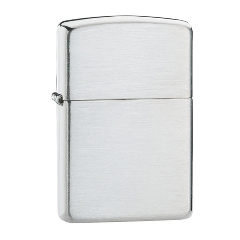 Bật Lửa Zippo -Luxury - Bạc Nguyên Khối Cao Cấp- Brushed Sterling Silver