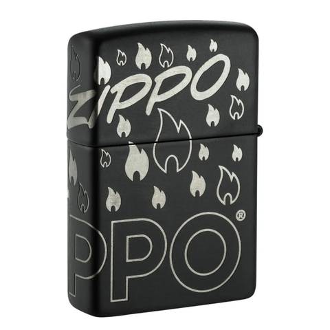 Bật Lửa ZIPPO - Classic - Zippo Design (Ngọn Lửa Zippo)