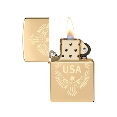 Bật Lửa ZIPPO - Classic - USA Design (Quốc Huy Mỹ)