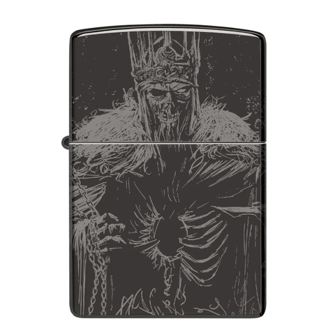 Bật Lửa ZIPPO - Classic - Skull King Design (Vua Xương)