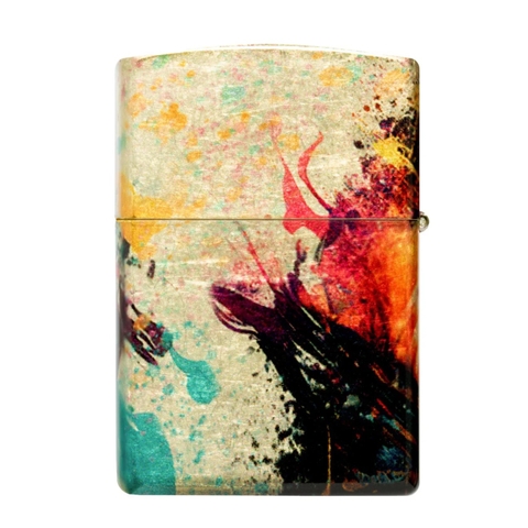 Bật Lửa ZIPPO - Classic - Painted Tiger Design (Hổ Graffiti)