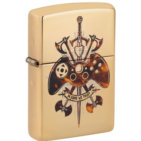 Bật Lửa ZIPPO - Classic - Gamer Creed Design (Tín Ngưỡng Game Thủ)