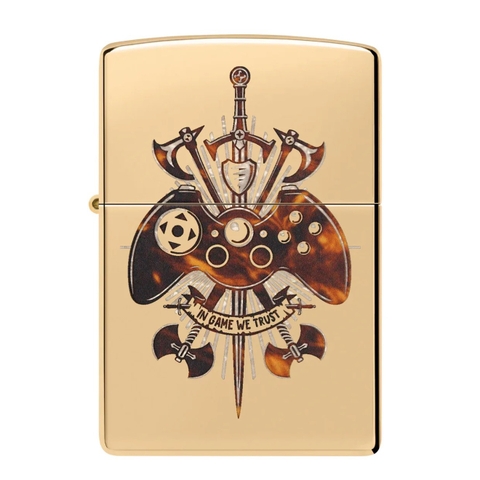 Bật Lửa ZIPPO - Classic - Gamer Creed Design (Tín Ngưỡng Game Thủ)