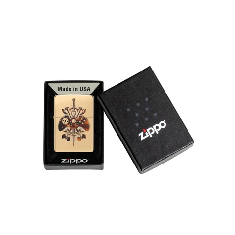 Bật Lửa ZIPPO - Classic - Gamer Creed Design (Tín Ngưỡng Game Thủ)