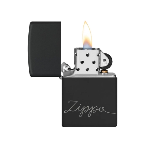 Bật Lửa ZIPPO - Classic - Zippo Design (Chữ ký Zippo)