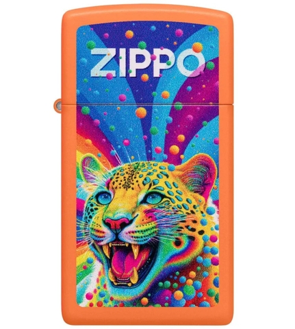Bật Lửa ZIPPO - Slim - Leopard Zippo Design (Báo Đốm)