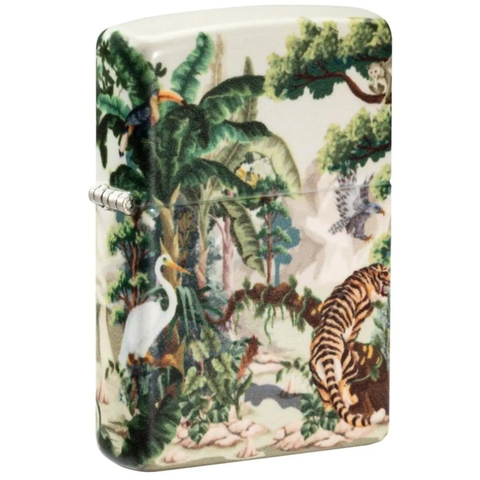 Bật Lửa ZIPPO - Classic - Jungle Design (Rừng Nhiệt Đới)