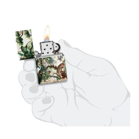 Bật Lửa ZIPPO - Classic - Jungle Design (Rừng Nhiệt Đới)