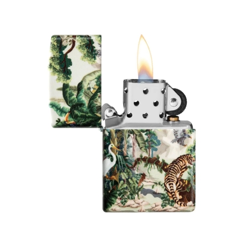 Bật Lửa ZIPPO - Classic - Jungle Design (Rừng Nhiệt Đới)
