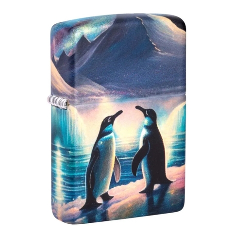 Bật Lửa ZIPPO - Classic - Penguin Design (Chim Cánh Cụt)