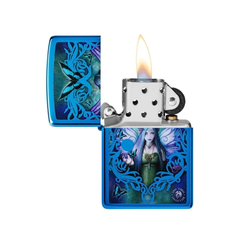 Bật Lửa ZIPPO - Classic - Anne Stokes Collection (Nàng Tiên Xanh)