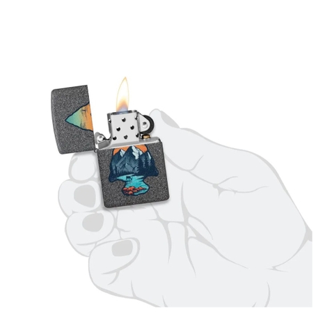 Bật Lửa ZIPPO - Classic - Mountain Design (Ngọn Núi)