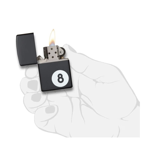 Bật Lửa ZIPPO - Classic - Billiards (Bóng Số 8)