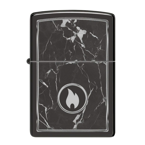 Bật Lửa ZIPPO - Classic - Marble Flame Design (Vân Đá Cẩm Thạch)