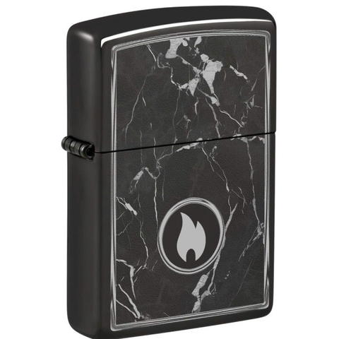 Bật Lửa ZIPPO - Classic - Marble Flame Design (Vân Đá Cẩm Thạch)