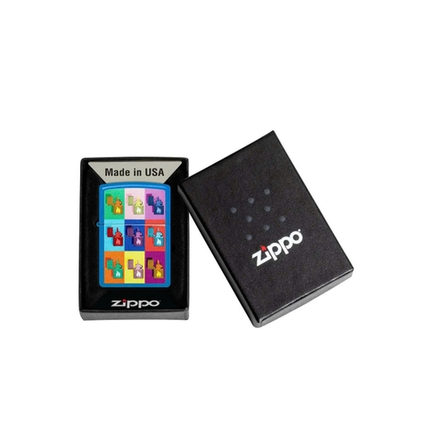 Bật Lửa ZIPPO - Classic - Pop Art Zippo Design (Thiết Kế Nhạc Pop)