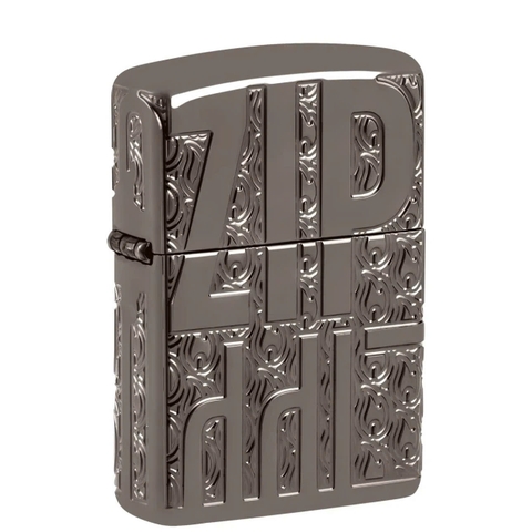 Bật Lửa ZIPPO - Armor® - Reverse Carve Zippo Design (Chữ Zippo Đảo Ngược)