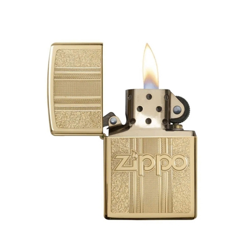 Bật Lửa ZIPPO - Classic - Zippo and Pattern Design (Zippo Họa Tiết Hoa Văn)