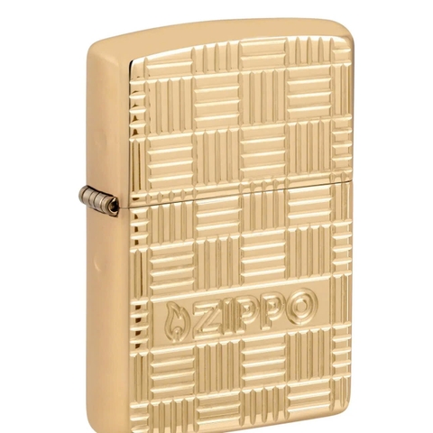 Bật Lửa ZIPPO - Armor® - Armor ® Deep Carve Zippo Design (Logo Zip Khắc Sâu)