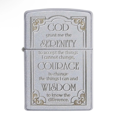 Bật Lửa ZIPPO - Classic - Serenity Prayer (Lời Cầu Nguyện Bình Yên)