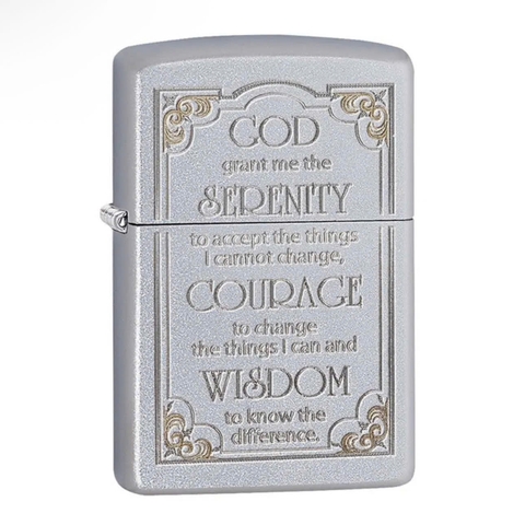 Bật Lửa ZIPPO - Classic - Serenity Prayer (Lời Cầu Nguyện Bình Yên)