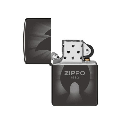 Bật Lửa ZIPPO - Classic - Radiant Zippo Design (Ngọn Lửa Đen)