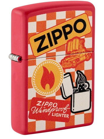 Bật Lửa ZIPPO - Classic - Retro Zippo Design (Logo Zippo Cổ Điển)