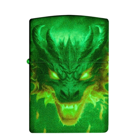 Bật Lửa ZIPPO - Classic - Glowing Dragon Design (Rồng Phát Sáng)