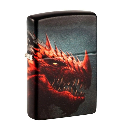 Bật Lửa ZIPPO - Classic - Dragon Design (Rồng Đỏ)