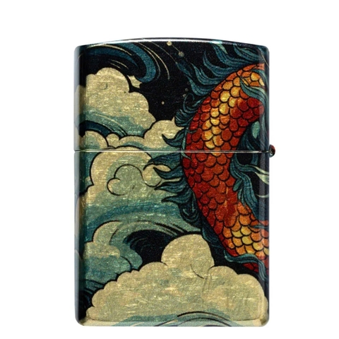 Bật Lửa ZIPPO - Classic - Dragon Fusion Design (Rồng Xanh Uốn Lượn)