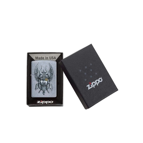 Bật Lửa ZIPPO - Classic - Zippo Viking Warrior Design (Chiến Binh Viking)