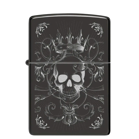 Bật Lửa ZIPPO - Classic - Royal Skull Design (Đầu Lâu Đội Vương Miện)