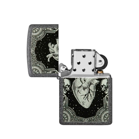 Bật Lửa ZIPPO - Classic - Heart Design (Trái Tim)