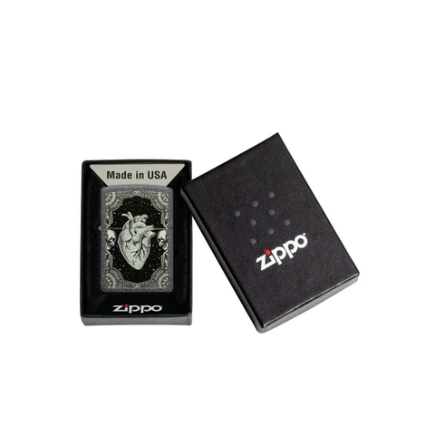 Bật Lửa ZIPPO - Classic - Heart Design (Trái Tim)