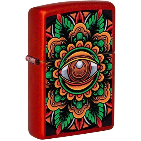 Bật Lửa ZIPPO - Classic - Counter Culture Eye Design (Con Mắt Hoa)