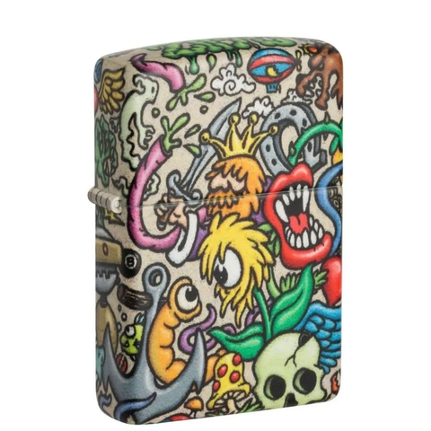 Bật Lửa ZIPPO - Classic - Crazy Collage Design (Thiết Kế Điên Rồ)