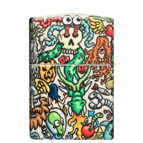 Bật Lửa ZIPPO - Classic - Crazy Collage Design (Thiết Kế Điên Rồ)
