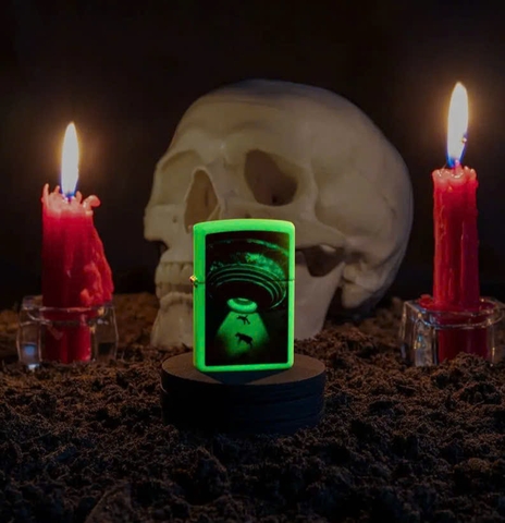 Bật Lửa ZIPPO - Classic - UFO Design (Đĩa Bay Ngoài Hành Tinh)